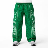 Pantalones Cortavientos de Nailon con Cintura Elástica para Hombre, Estilo Urbano, Casual, de Secado Rápido, Ligeros, Ajuste Holgado, Pantalones Deportivos, Logotipo Personalizado, Suministro al por Mayor