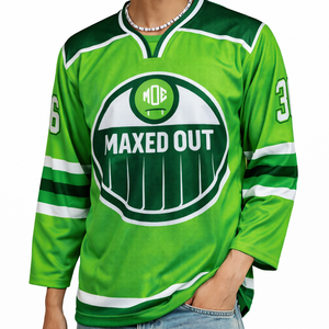 Maillot de football américain personnalisé tendance à manches longues pour hommes, en polyester sublimé, uniforme d'équipe, fabrication en gros sous marque privée OEM - Product Image 1