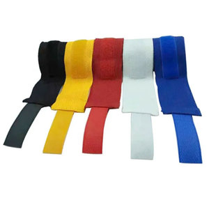 Équipement d'entraînement de Muay Thai et de kickboxing en coton suédé personnalisé, nouveau design, bandages imprimés, gants de boxe, protection avec logo - Product Image 4