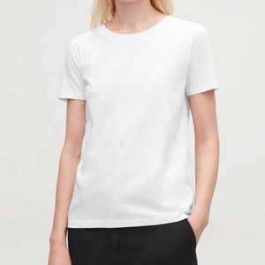 <b>Top</b> Quality Women Deep V Neck Plain T Shirts Ladies <b>High</b> Quality 100% Cotton V-neck T-shirts Best Printing for Women Shirts - Product Image 4