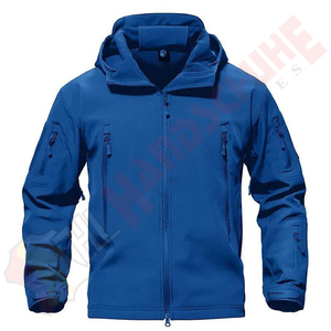 Hot Selling Soft Shell Windbreaker <b>Jackets</b> Breathable Waterproof <b>Fleece</b> <b>Lined</b> Zip Hooded Eco-Friendly Outdoor Adventure <b>Men's</b> - Product Image 6