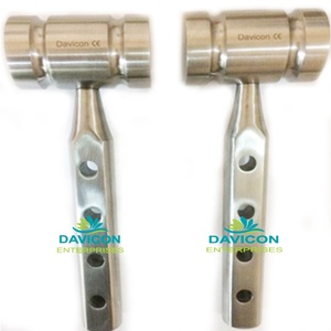 Gerzog ค้อนสเตนเลสขนาด220มม. 300กรัมอุปกรณ์ศัลยกรรมกระดูกและข้อแบบแมนนวล - Product Image 5