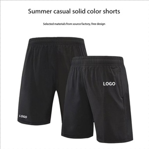 OEM Customized Logo Embroidery Mens Summer Oversized Loose Fit Solid Color Sports Running Breathable Plus Size Mens <b>Shorts</b> - Product Image 2