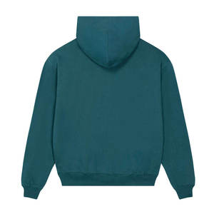 เสื้อฮู้ดผู้ชายสีเบจ ทรงปกติ ผ้าถักผสมฝ้าย 50% มีกระเป๋าหน้า สไตล์วินเทอร์ แนวอาร์แวนท์การ์ด คูลเจอร์ครูว์ ใส่สบาย - Product Image 2