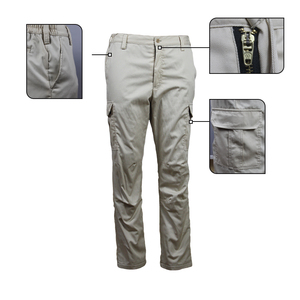 Nouveaux pantalons cargo tactiques pour hommes de haute qualité à taille élastique avec plusieurs poches, design personnalisé, vêtements formels et décontractés pour hommes - Product Image 4