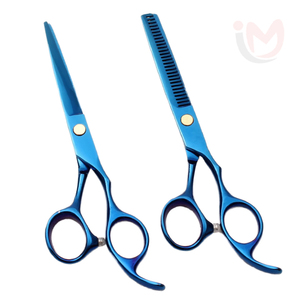 กรรไกรตัดผมตรงแบบมืออาชีพ ขนาด 6.0 นิ้ว ใบมีดคม ดีไซน์ทันสมัย 4 สี สำหรับช่างเสริมสวยและช่างตัดผม ใช้ได้ทั้งมือขวาและซ้าย ผลิตจากสแตนเลส - Product Image 4