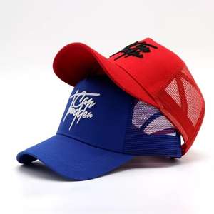 Gorra de camionero personalizada, gorra de béisbol de malla, gorra snapback con logo bordado, gorra deportiva ajustable, fabricante OEM ODM - Product Image 1