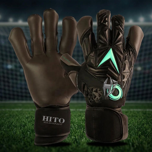 Gants de gardien de but sportifs de qualité supérieure, design personnalisé, respirants, avec poignées en latex antidérapantes et imperméables - Product Image 4
