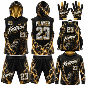 Uniformes de Fútbol Americano a la Americana Personalizados 7v7 para Adultos - Uniforme Impreso sin Mangas Transpirable de Talla Grande - Product Image 6