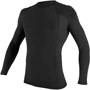 Performance Swim Rash Guard Long Sleeve <b>Athletic</b> Shirt UV Protection Stretch Quick Dry Outdoor Sports Top - Product Image 5