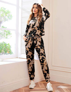 Conjunto Deportivo Informal de Invierno para Mujer con Capucha, 100% Algodón, Secado Rápido, Transpirable, Reversible, Ligero, Gran Venta - Product Image 3