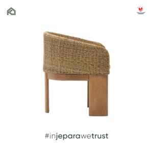Fauteuil d'extérieur en rotin tressé à la main avec base en bois massif pour villa de luxe, hôtel, bord de piscine, mobilier de patio – Commande en gros - Product Image 6