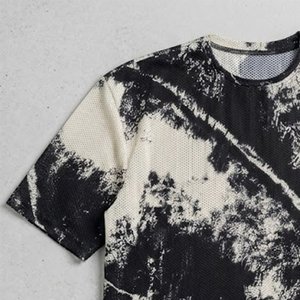 Camiseta de Manga Corta Informal para Hombre, de Alta Calidad, 100% Algodón Poliéster, con Logotipo Personalizado Tie Dye, Transpirable, Estilo Urbano - Product Image 6