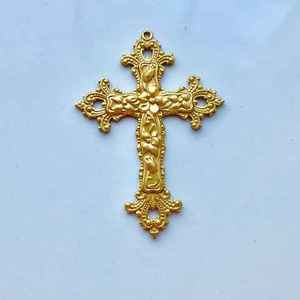 Metal Made Bishop's Blessing Crucifix Eco-friendly Customizable Custom Color Offset Printing Christian Catholic Church Crucifix - Product Image 6
