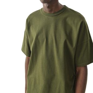 Camisetas de Hombre 100% Algodón, Lisas, Cuello Redondo, Oversize, Casuales, con Diseño de Logotipo Personalizado, Hombros Caídos - Product Image 4