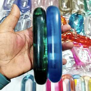 Escultura de Resina con Forma de Búho Artístico, Hecha a Mano, con Cadena Decorativa para Colgar en la Pared, Tema de Ángel de Año Nuevo, Artículo Artesanal, Color Azul - Product Image 2
