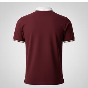 Polo homme, tissu doux, conçu pour une tenue durable et un confort quotidien, sublimation intégrale, 100% coton. - Product Image 6