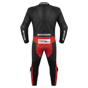 Combinaison de moto en cuir sur mesure de qualité supérieure MotoCP Racing 1 pièce, équipement de conduite avec bosse niveau 2 CE, fabriquée sur mesure - Product Image 2