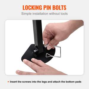 Estabilizador de trípode de quinta rueda para autocaravanas Campers 5000 LBS Capacidad de carga 35 "-57" Altura ajustable Cuello de cisne Estabilizador Jack para - Product Image 6