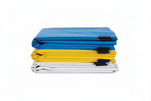 Bâche en HDPE à usage universel, imperméable, stabilisée aux UV, résistante aux déchirures, réutilisable, couverture protectrice - Product Image 2