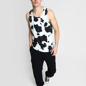 Oem Service Custom Gym <b>Singlets</b> <b>Men</b> Tank Tops Knitted Breathable Cotton/Bamboo Stringer Bodybuilding Fitness Fashion Gym Tank - Product Image 5