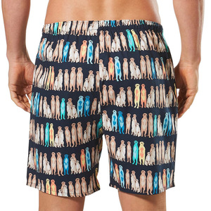 Shorts de bain décontractés en polyester pour hommes, style urbain, collection été 2026, vente en gros, shorts de plage imperméables pour hommes - Product Image 5