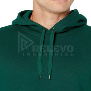 Sweat à capuche thermique en molleton 100 % coton pour homme, teinture délavée à l'acide, qualité supérieure, fabrication éco-responsable au Pakistan - Product Image 4