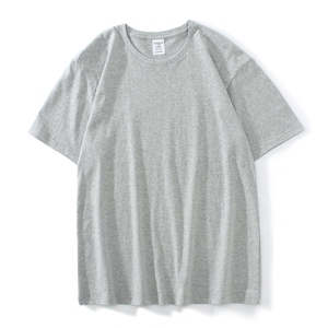 เสื้อยืดคอกลมสีพื้นผ้าฝ้าย 100% ระบายอากาศได้ดี เป็นมิตรกับสิ่งแวดล้อม สำหรับผู้ชาย ผ้าหนัก 460 กรัม แขนสั้น สวมใส่สบายๆ ในฤดูร้อน - Product Image 3