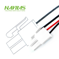 وصلة أسلاك مخصصة بموصلين من نوع Molex 39-01-2025، صفان، 4 أزواج، بمسافة 2 بين، متوافقة مع RoHS، نحاس مطلي بالقصدير، PVC، إلكترونية