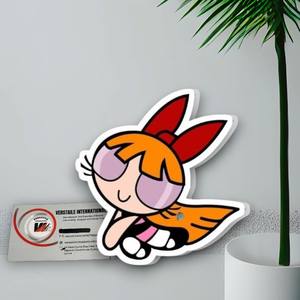 ขนตาปลอมอะคริลิคแม่เหล็กกันน้ำแบบใช้ซ้ำได้ รุ่น Versatile International Customized Love Power Puff Girl Butterfly Diamond Heart Flower - Product Image 4