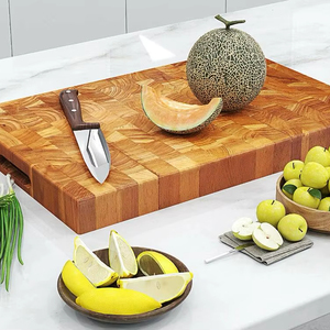 Planche à découper rectangulaire en bois de qualité supérieure, épaisseur 1,3 cm, facile à nettoyer - Product Image 1