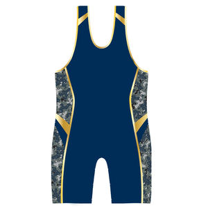 Nouveau maillot de lutte, uniforme d'équipe de lutte, singlet 100% polyester double tricoté, spandex, singlet de musculation - Product Image 2