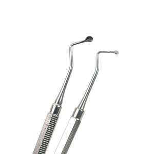 Lime dentaire professionnelle double face pour pose de résine composite, instrument à poignée moletée pour une base précise en chirurgie - Product Image 5