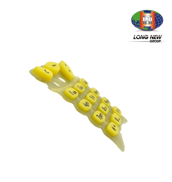 LONGNEW Custom Injection Molded ABS/PP/PC Keyboard | Keypad for Mobile Phones & Electronics Beige Taiwan