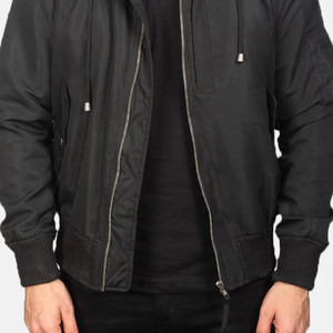 Chaqueta Bomber Ligera de Invierno para Hombre, de Poliéster/Algodón, Impermeable, Cortavientos, con Cremallera, Personalizable, Informal, con Forro de Piel - Product Image 6