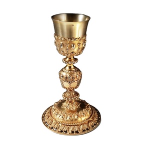 ถ้วยศักดิ์สิทธิ์ทองเหลืองแบบขายดี สามารถปรับแต่งสีได้ พร้อมลายสลัก ถ้วยนี้ทำด้วยมือคุณภาพสูง - Product Image 1