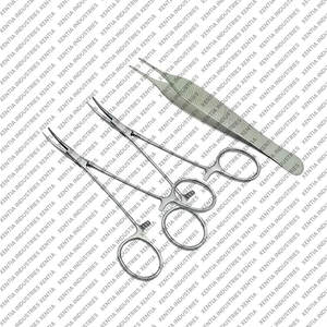 Juego de Instrumentos Médicos de Grado Hospitalario para Aplicación de Apósitos, Instrumentos de Acero Inoxidable con Bandeja para Uso Quirúrgico y Cuidado de Heridas - Product Image 4