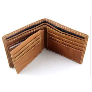 Genuine Leather Wallet Vintage Card Organizer <b>Travel</b> Phone <b>Holder</b> Personalized for Men's Daily Genuine Stylish Leather Wallet - Product Image 1
