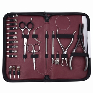 Kit Completo de Herramientas para Extensiones de Cabello con Microlink y Nano Ring, Alicates de Acero Inoxidable para Abertura de Anillas, Aguja de Gancho y Herramienta de Carga - Product Image 1