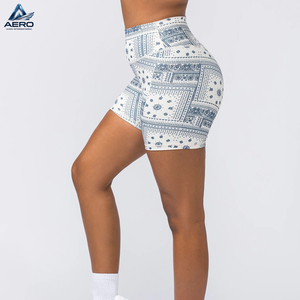 Shorts de Yoga Personalizados sin Costuras para Mujer, Tela de Alta Elasticidad, Ligeros, Buen Proveedor, Shorts Deportivos para Gimnasio, Fitness y Entrenamiento - Product Image 2