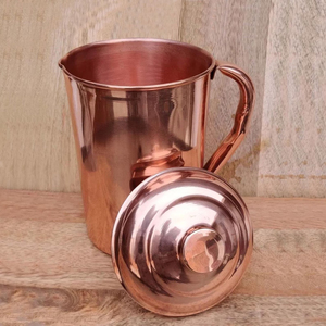 Best Selling Pure <b>Copper</b> Pitcher Customized <b>Copper</b> Jug for Drinking Purpose in New Style for Home <b>Kitchen</b> Decor <b>Accessories</b> - Product Image 1
