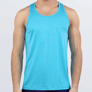 Camiseta sin mangas para hombre, cuello redondo, de secado rápido, transpirable, para gimnasio, estilo cropped, novedad, moda, corte holgado, lisa, superventas, ideal para verano - Product Image 1