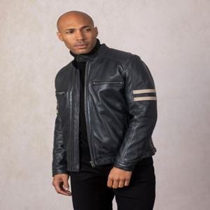 Veste en cuir unisexe 2026 personnalisable – Veste décontractée en cuir respirant avec doublure polaire - Product Image 4