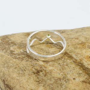 100% Pure Solid 925 Sterling Silver Fine <b>Rings</b> Wholesale Chrome Diopside Gemstone Band <b>Cheap</b> Lowest Price Fine Jewelry For Women - Product Image 3