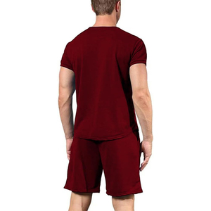 Fabricante de Conjuntos de Verano para Hombre, 2 Piezas, Pantalones Cortos Cargo de Algodón y Camiseta, Suministro al por Mayor OEM - Product Image 2