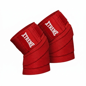 Bandes de soutien pour les genoux de musculation, longues et élastiques, pour la prévention des blessures, accessoires pour athlètes et haltérophiles. - Product Image 1