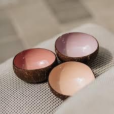Bol en coquille de noix de coco laquée naturelle, écologique, fait main, décoratif, pour servir des fruits et des salades, vaisselle végétalienne biologique, cadeau - Product Image 6