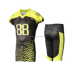 Maillot de football américain de sublimation de haute qualité sur mesure OEM Uniforme de football américain personnalisé le plus récent pour les hommes - Product Image 4
