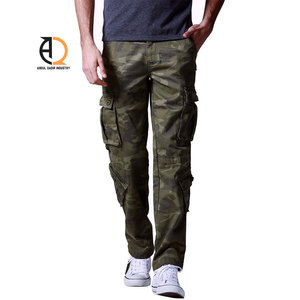 กางเกงคาร์โก้ผู้ชายลำลองหลายกระเป๋า - Product Image 2
