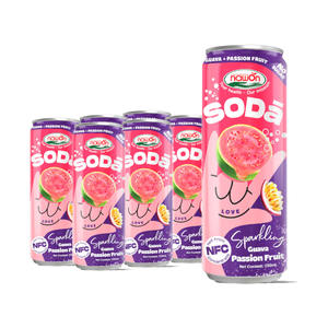 Ready to <b>Drink</b> Soda Beverage Sparkling Water <b>Guava</b> Juice 320ml Canned NAWON Beverage Customizable Free Design - Free Sample - Product Image 2